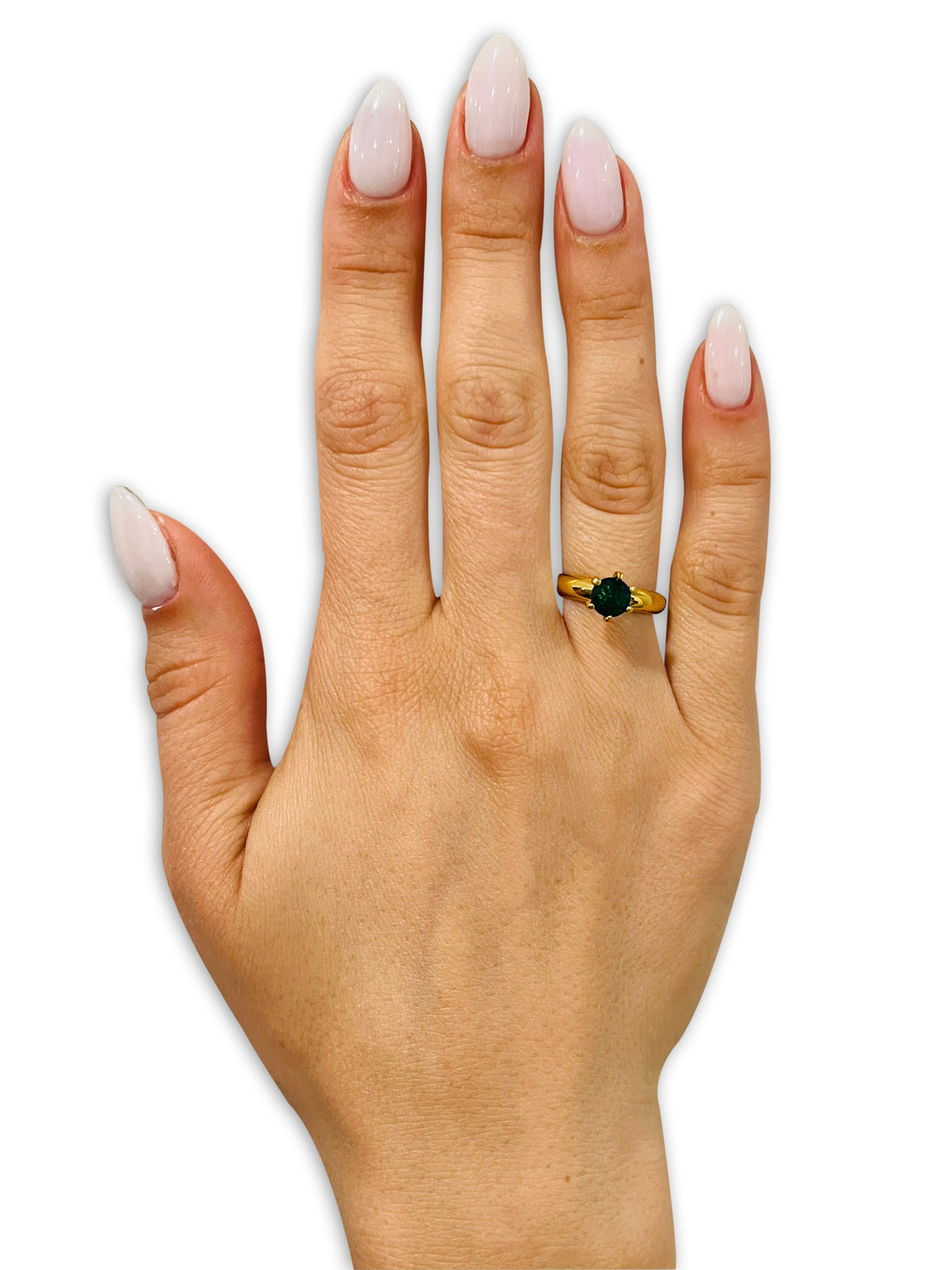 Solitaire Wedding Ring Titanium Wedding Ring Engagement Ring CZ Wedding Ring